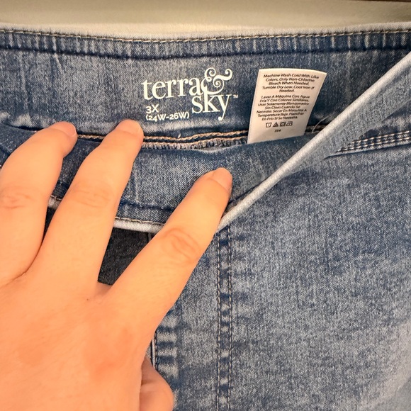 Straight Leg Jeans in Light Blue - Picture 3 of 3